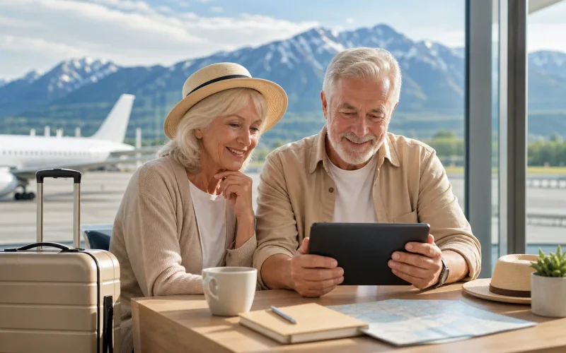 Editorial illustration for Best Affordable Travel Insurance for Seniors (2026)