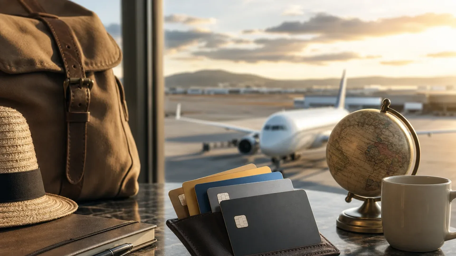 Editorial illustration for Credit Cards for International Travel: 6 Picks