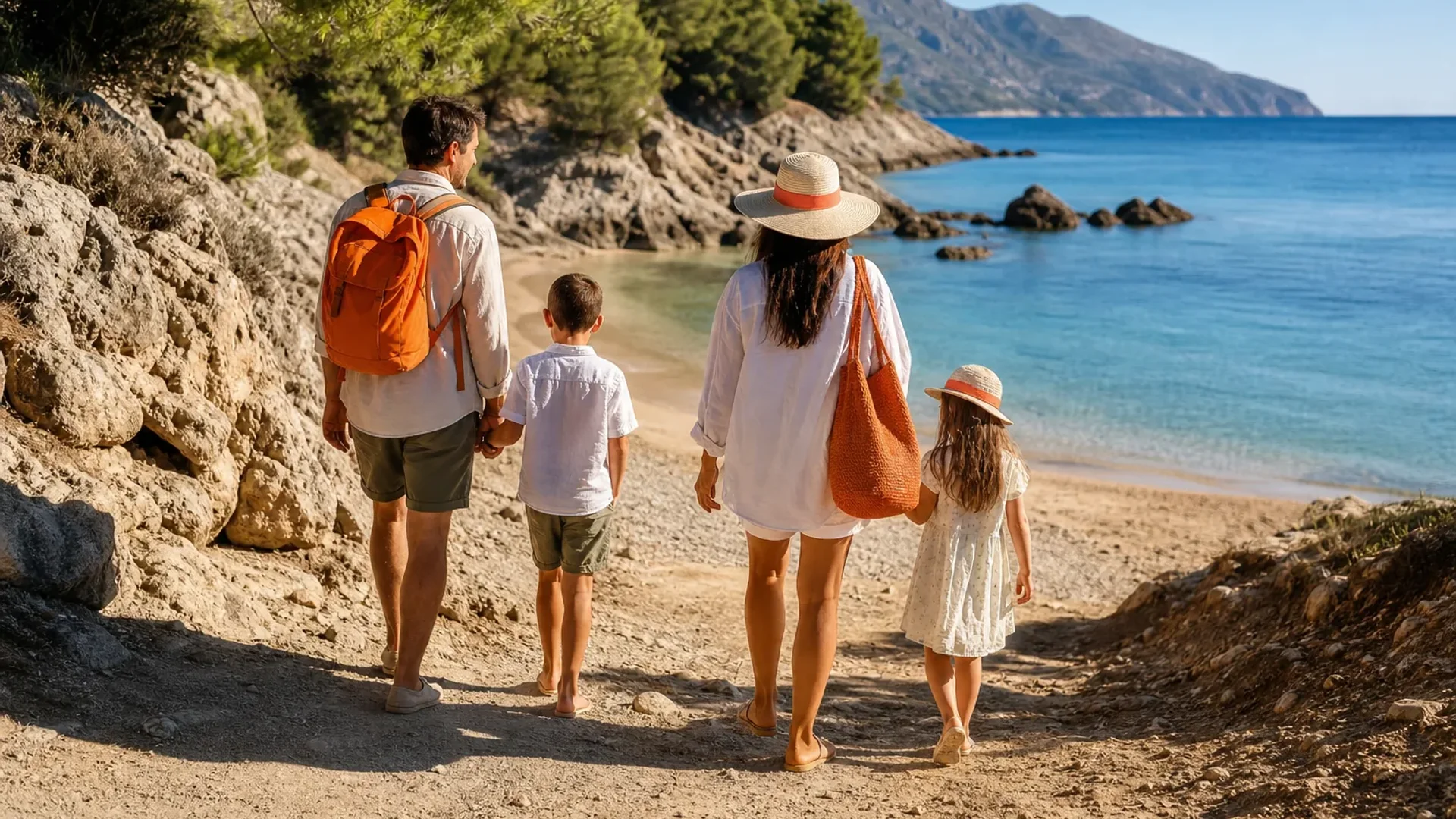 Family beach holiday on Crete or Corfu