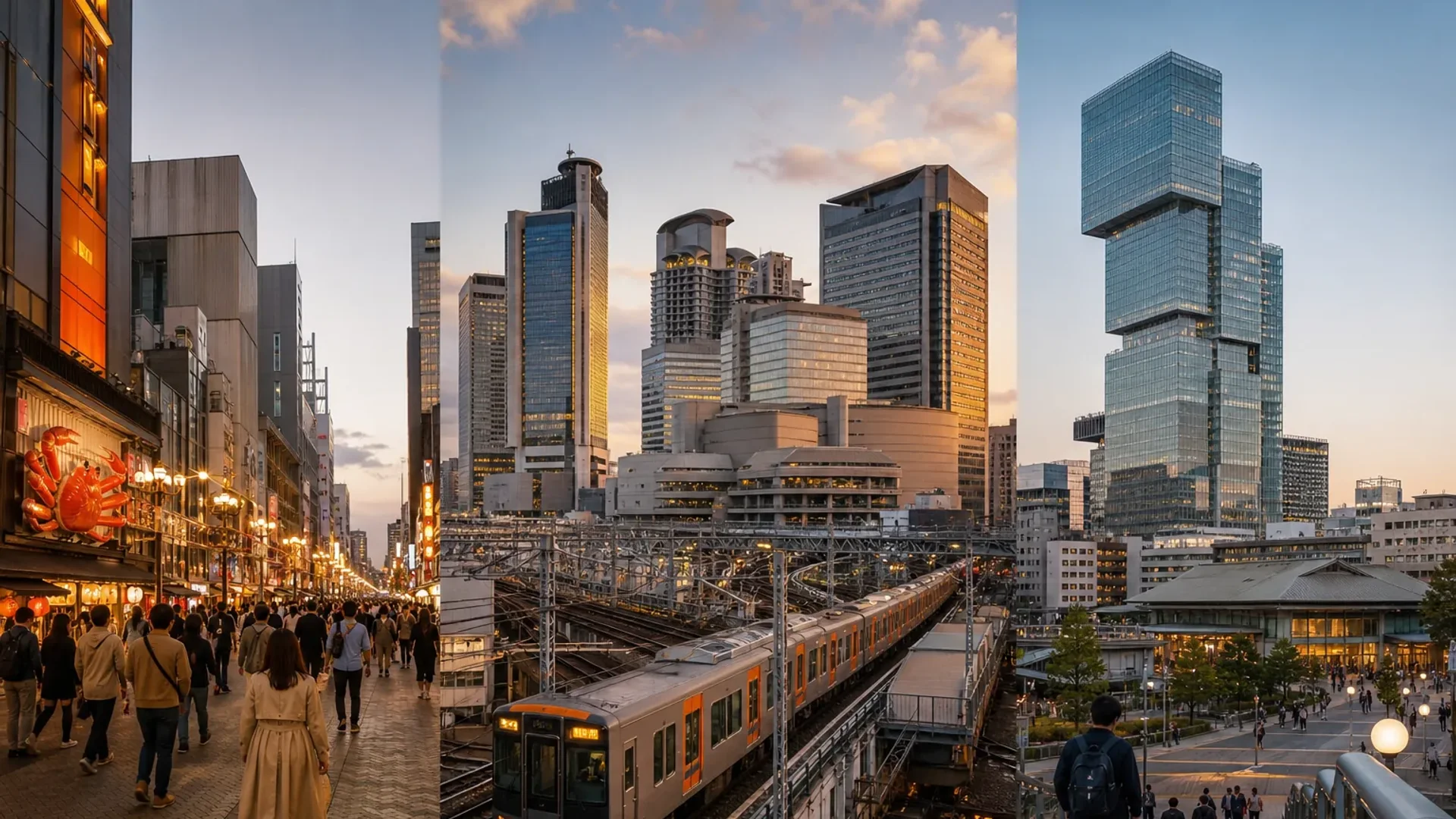 Osaka neighborhoods and transit for a three-day itinerary
