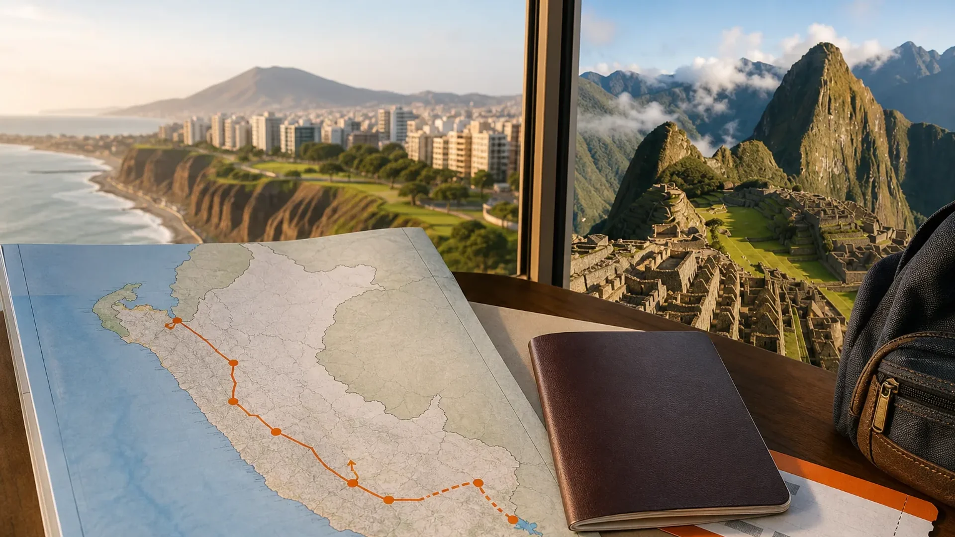 Peru itinerary route map for ten days through Lima Cusco Sacred Valley and Machu Picchu.