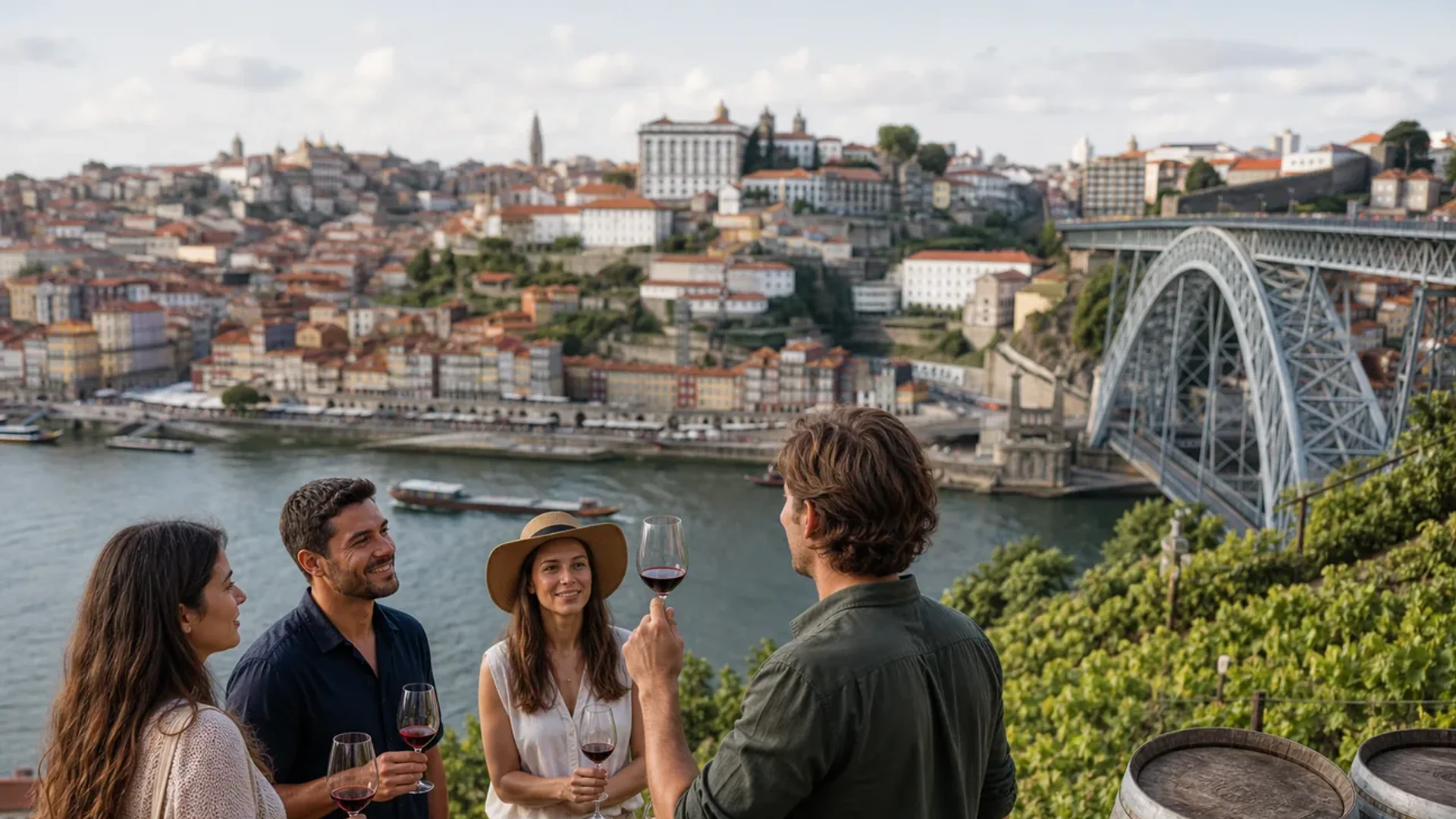 Editorial illustration for Cheap Wine Tasting Tours in Porto: 10 Picks