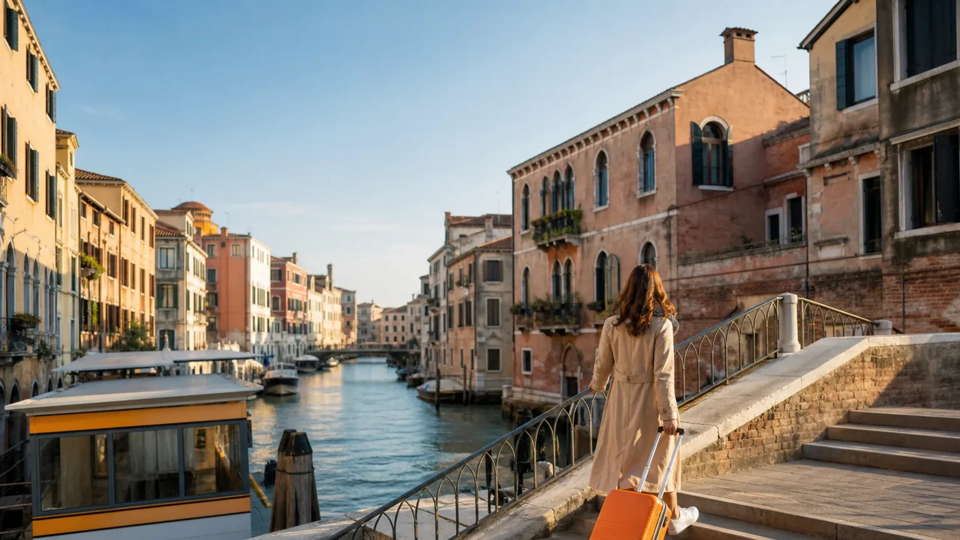 Venice neighborhoods and arrival route for a two-day itinerary